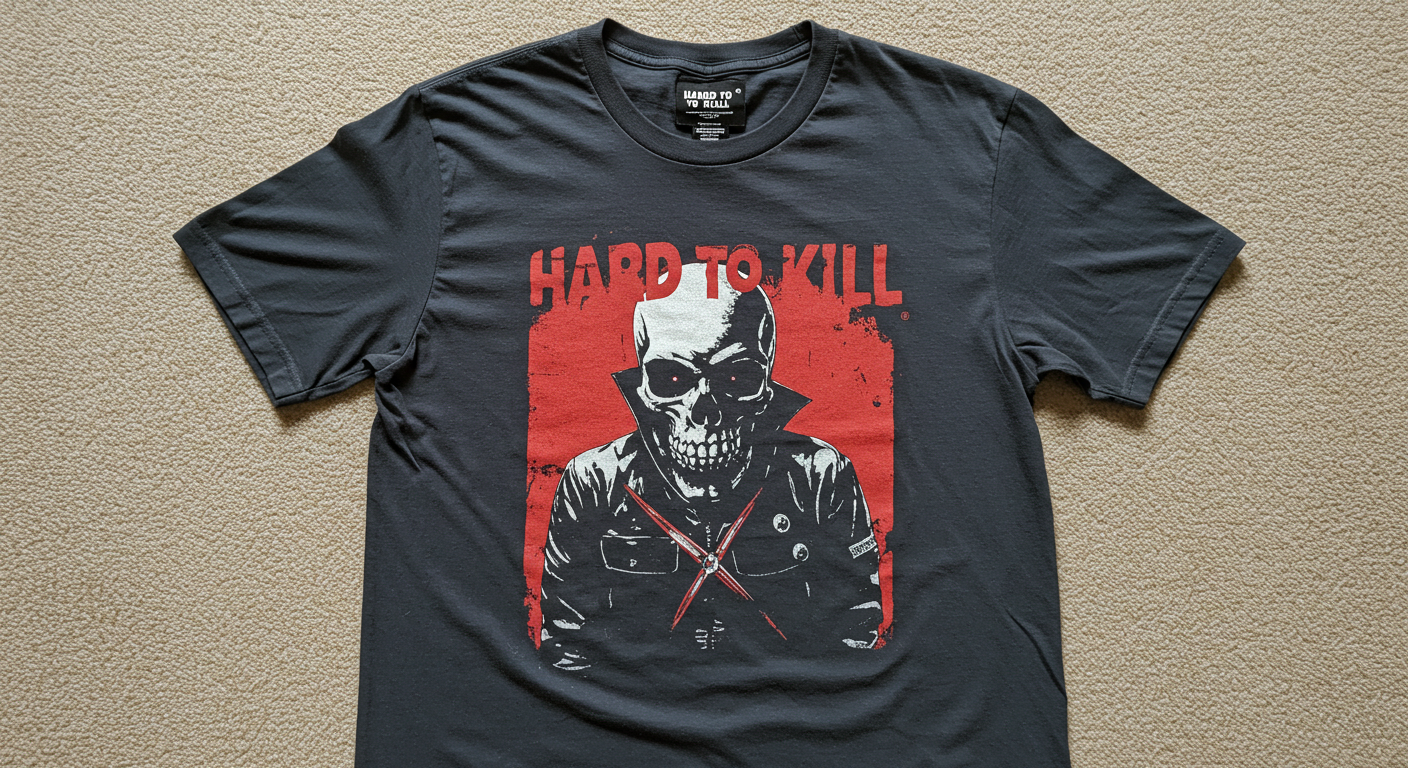 Hard To Kill" Printed Cotton T-Shirt – Bold Streetwear Style