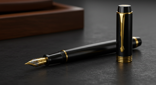 Gold Penultimate Black Metal Pen – Luxury Writing Instrument