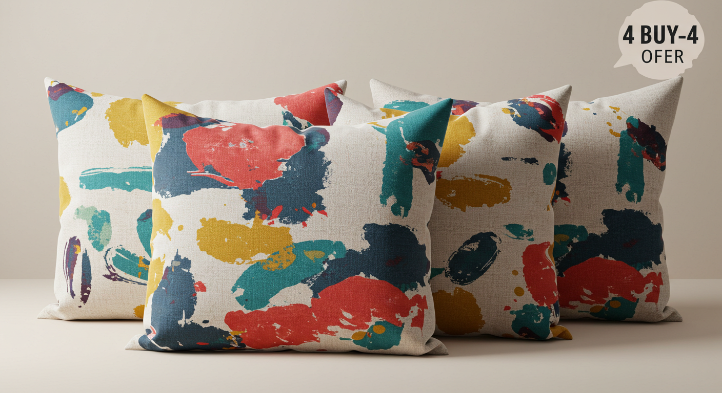 Printed Cotton Pillow Covers – Set of 8 (Buy 4 Get 4 Free) | Premium Soft Fabric