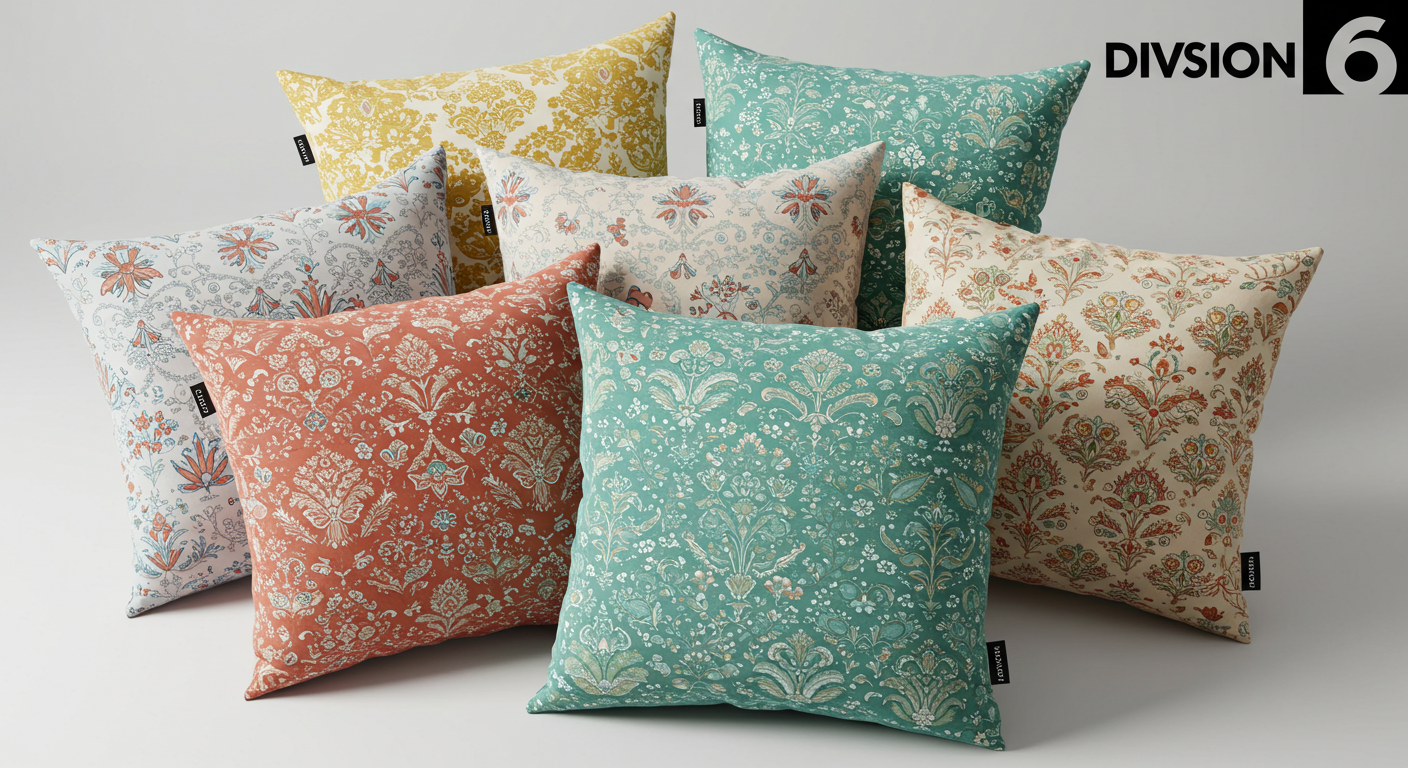 Branded Design Printed Cotton Pillow Covers – Set of 12 (Buy 6 Get 6 Free) | Premium Look