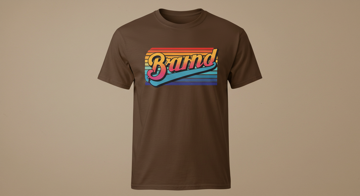 Earth-Tone Brown Unisex T-Shirt – Custom Print | Print on Demand