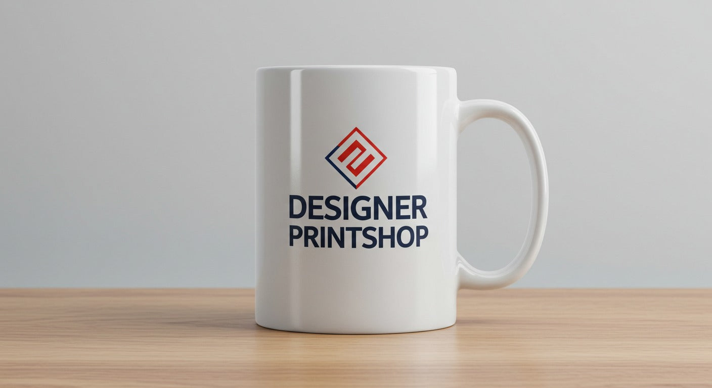 Custom Print White Ceramic Mug – Personalized Coffee Cup | Print on Demand