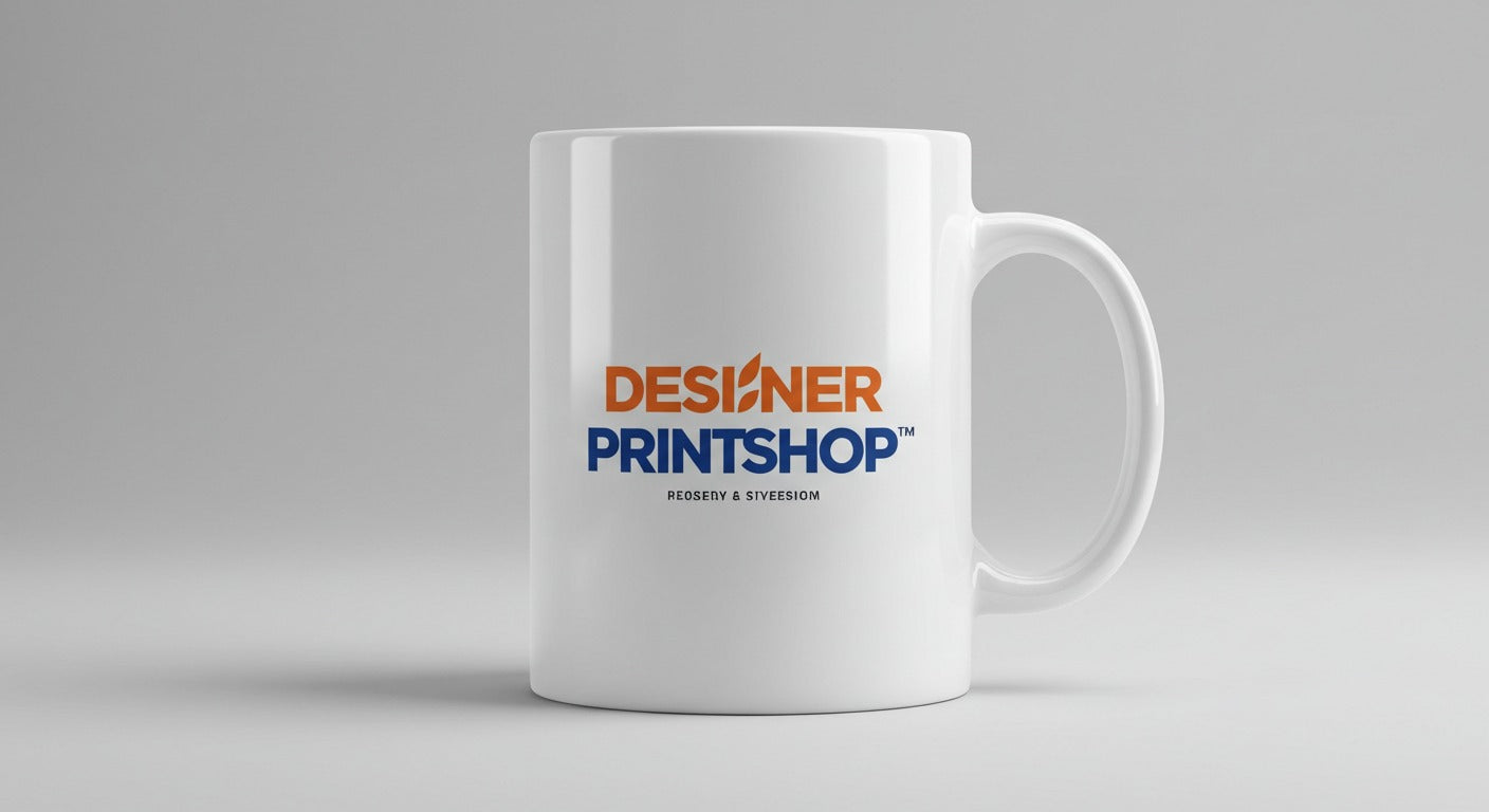 Custom Print White Ceramic Mug – Personalized Coffee Cup | Print on Demand