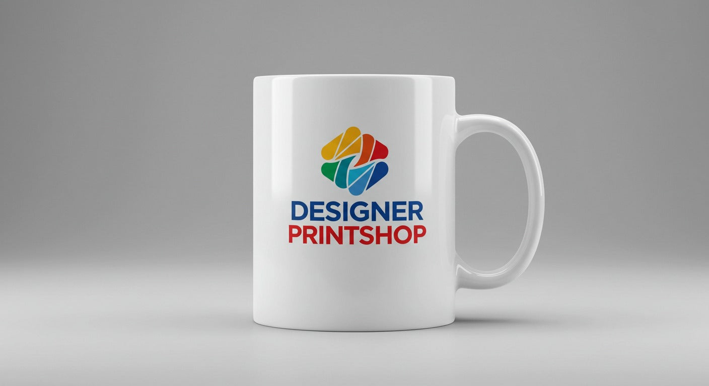 Custom Print White Ceramic Mug – Personalized Coffee Cup | Print on Demand